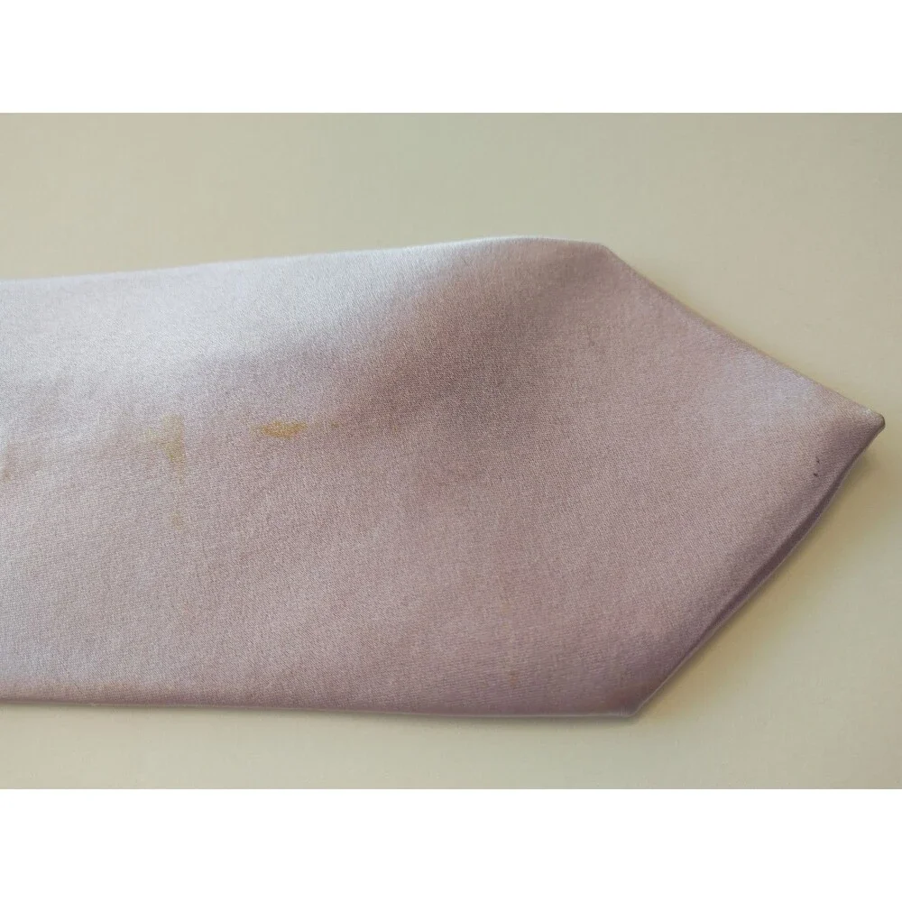 City Of London Men's Lavender Silk Satin Tie 3 3/4